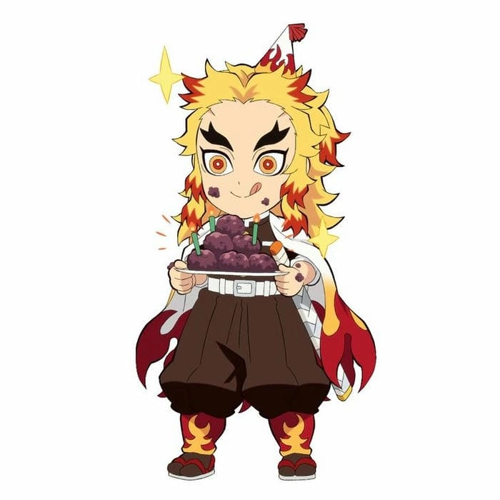 Sưu tập nhãn dán rengoku chibi sticker đa dạng