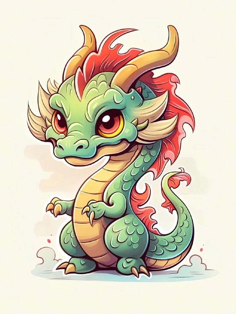 Chiêm ngưỡng ảnh rồng chibi cute cực xinh