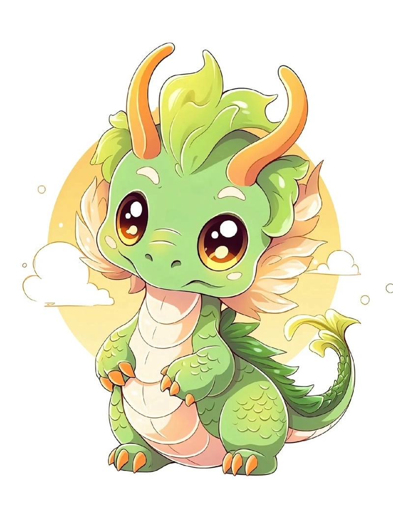 Tuyển chọn hình con rồng chibi dễ thương