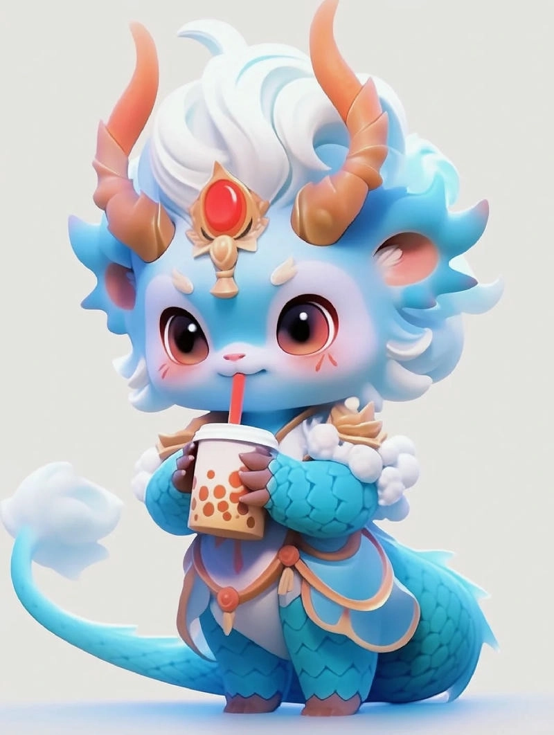 Tham khảo rong chibi vẽ con rồng cực đẹp