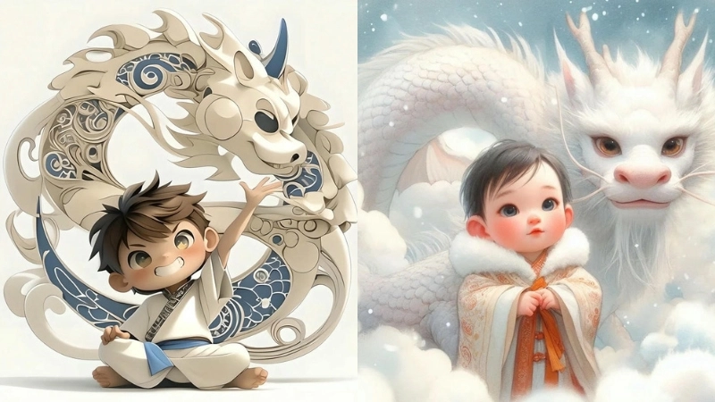  Chiêm ngưỡng những ảnh rồng chibi cute cực dễ thương 