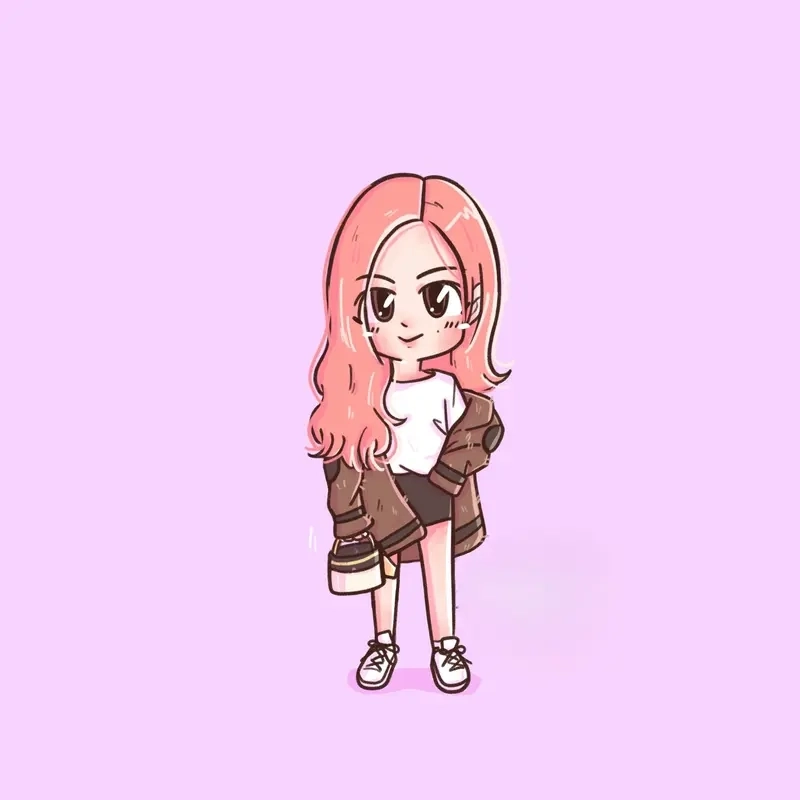 Ngắm rose chibi blackpink siêu đáng yêu