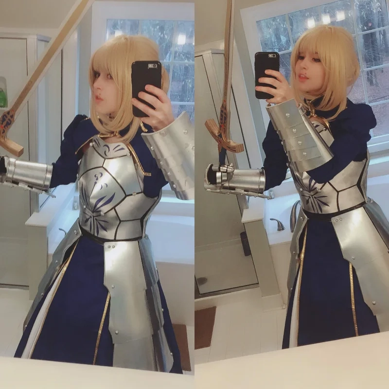 Cosplay Saber Fate Stay Night tái hiện chuẩn từng chi tiết