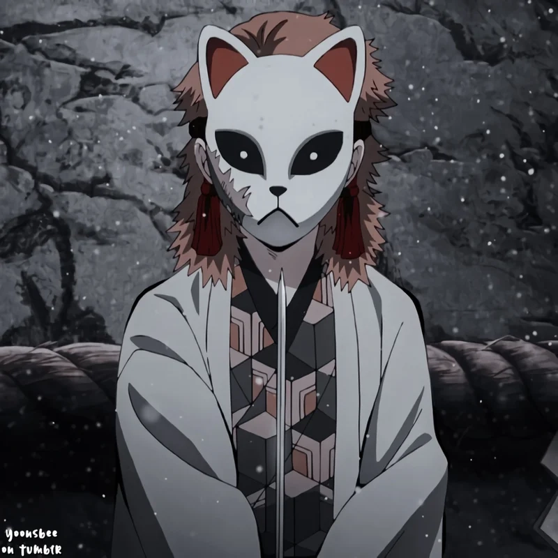 Sabito Demon Slayer với ánh mắt kiên cường