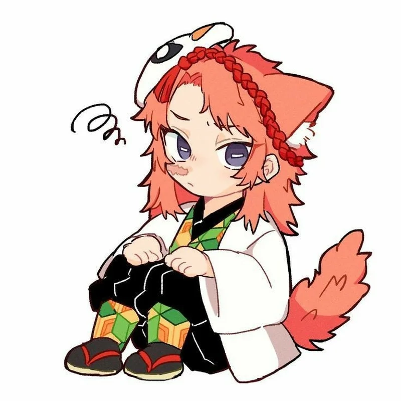 Demon Slayer Sabito chibi phiên bản siêu dễ thương