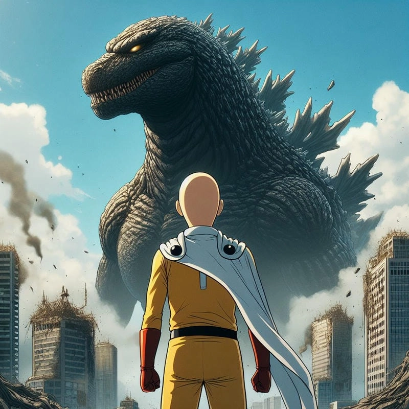 Saitama ngầu trong từng pha ra tay lạnh lùng