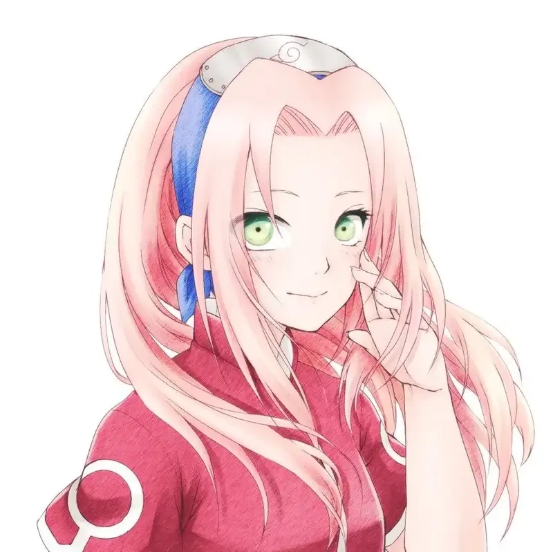 Sakura Haruno anime tạo hình dễ thương và mạnh mẽ