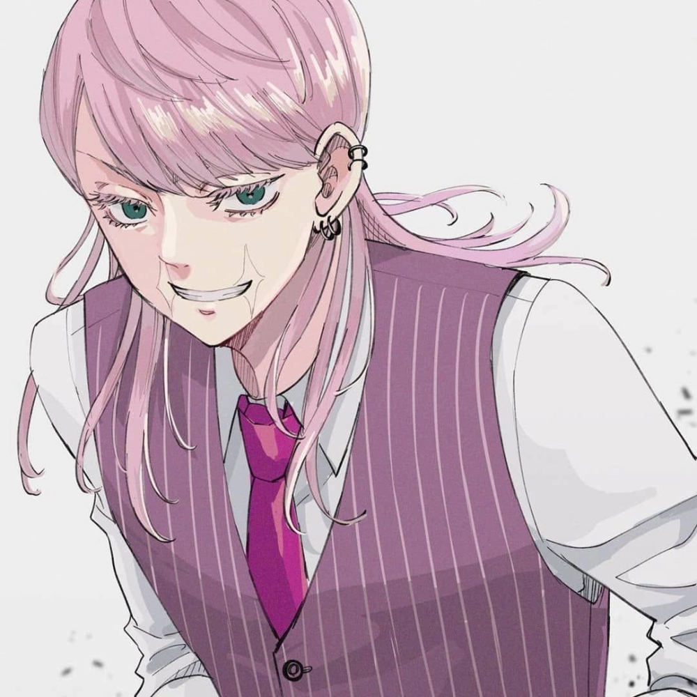 Sanzu Haruchiyo anime mang phong thái vừa quyến rũ vừa rùng rợn