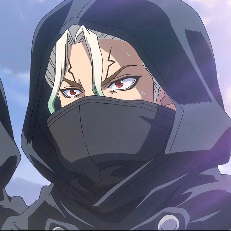 Vẽ Senku kiểu tóc dựng đặc trưng khó lẫn