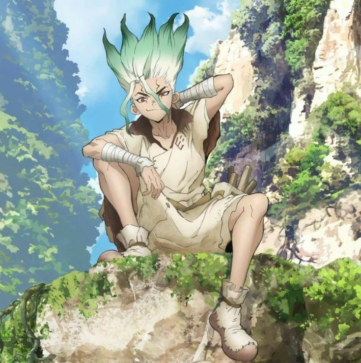 Senku Ishigami avatar biểu cảm đầy cá tính