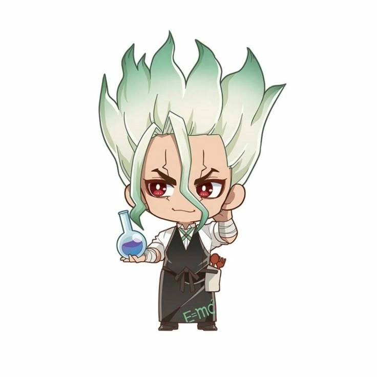 Senku chibi phiên bản nhỏ nhắn siêu dễ thương