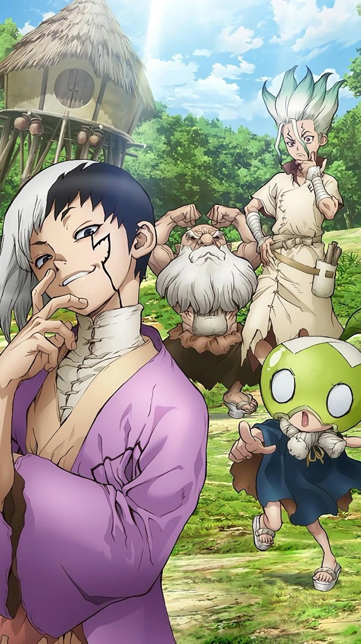 Senku x Gen truyện tranh đầy ẩn ý tình cảm