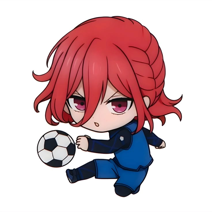 Chigiri chibi cute phiên bản dễ thương khiến fan phát cuồng