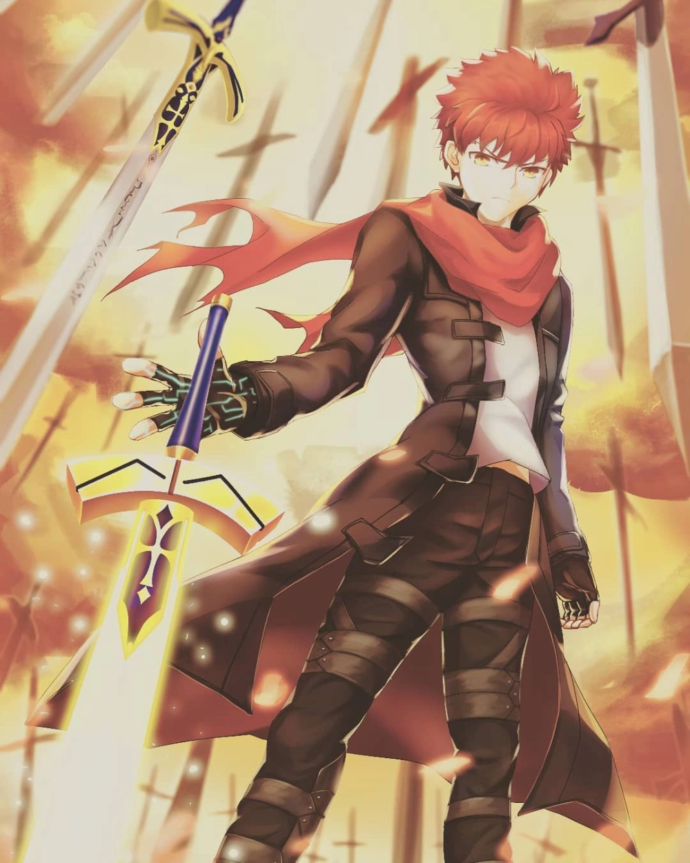 Emiya Shirou wallpaper 4K hình nền chất lượng cho fan Fate