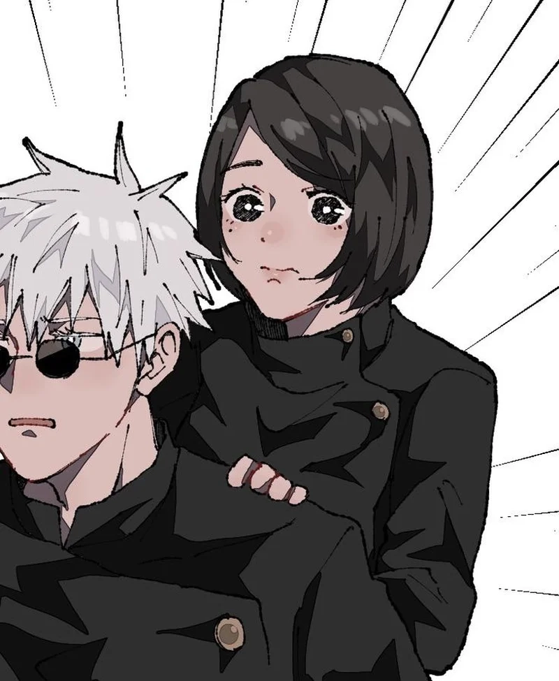 Gojo Shoko mang vẻ trầm tĩnh và ăn ý tuyệt đối