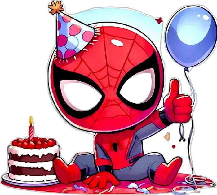 Bộ ảnh spider-man chibi cute nổi bật