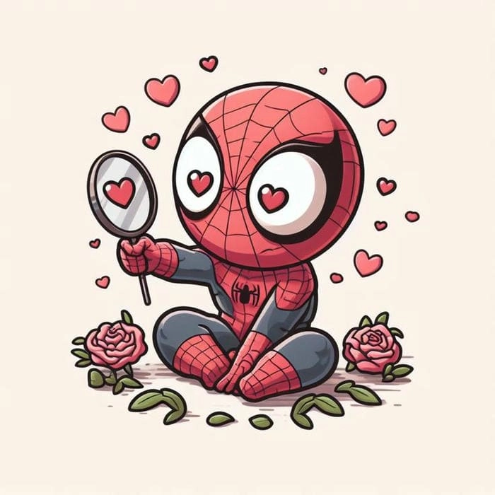 Hướng dẫn cách vẽ spider man chibi siêu dễ