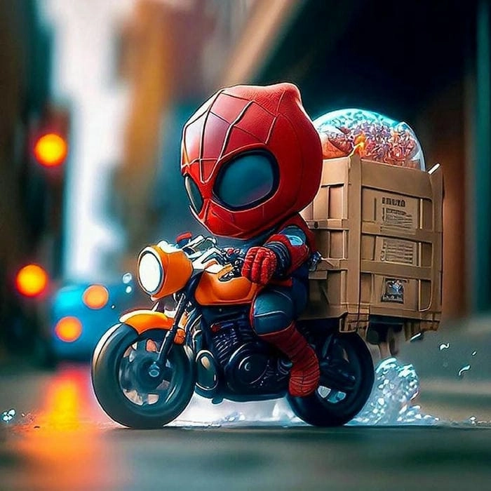 Chọn ngay anh spider man chibi dễ thương