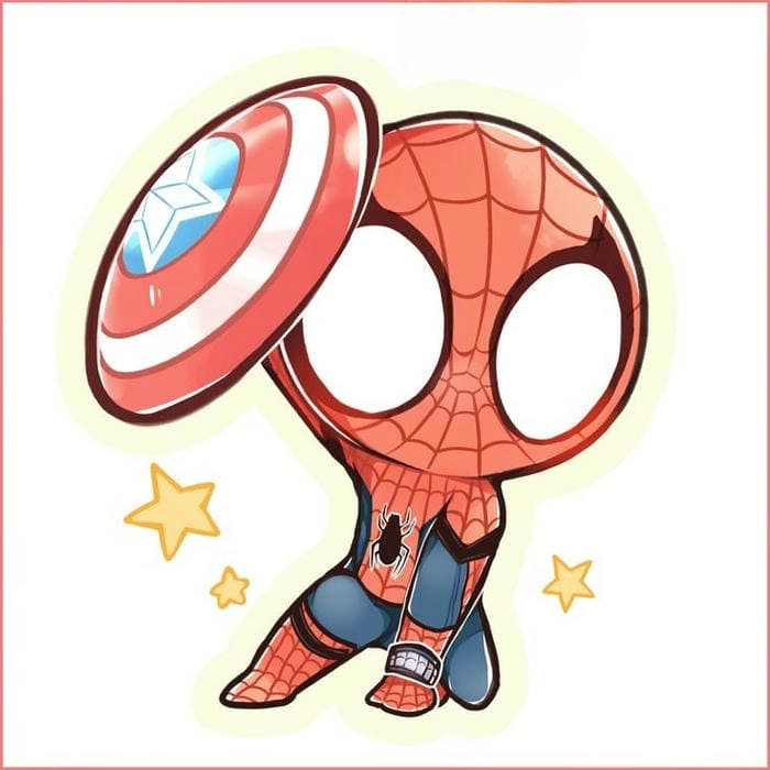 Săn ngay spider man chibi toy cực dễ thương