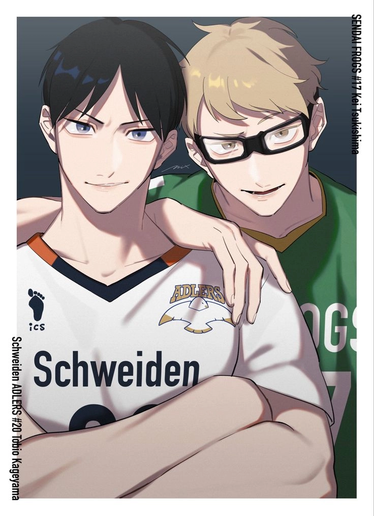 Tsukishima x Kageyama đối thủ không đội trời chung