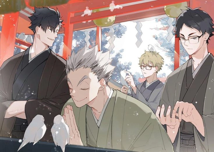 Akaashi Bokuto Kuroo Tsukishima đội hình huyền thoại