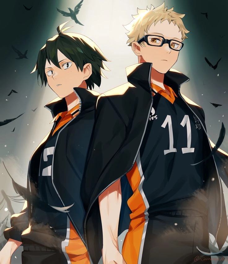 Tsukishima x Kageyama cặp đôi lạnh lùng đầy cạnh tranh