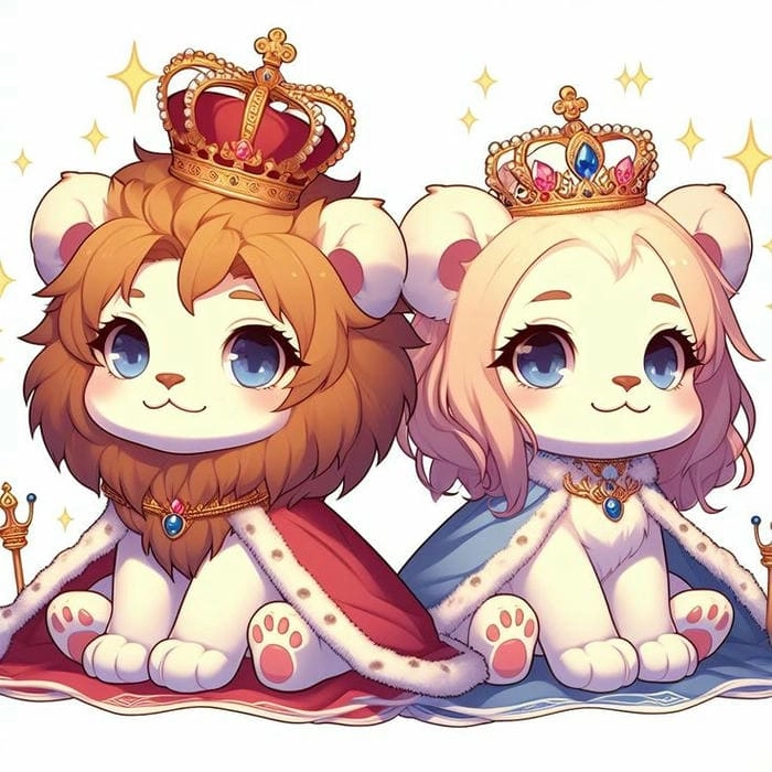 Ảnh đẹp cung sư tử chibi cho fan