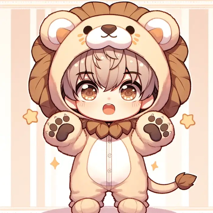 Chọn hình nền cung sư tử chibi ấn tượng