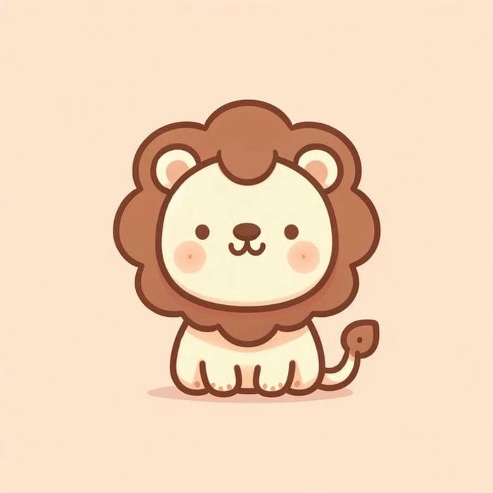 Bước đầu học cách vẽ con sư tử chibi