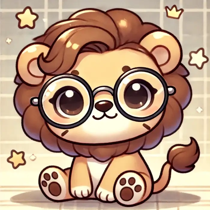 Học nhanh kỹ thuật chibi vẽ sư tử cute