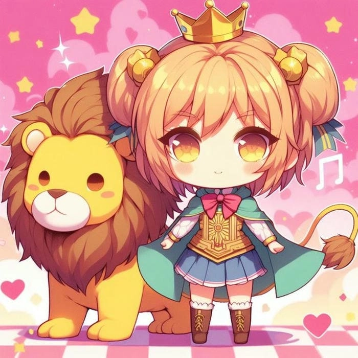 Bí quyết vẽ con sư tử chibi chi tiết