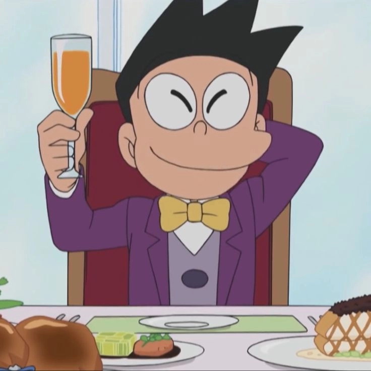 Ảnh Suneo ngầu như soái ca trong truyện tranh