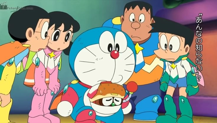 Nobita và Doraemon và Shizuka và Chaien và Suneo