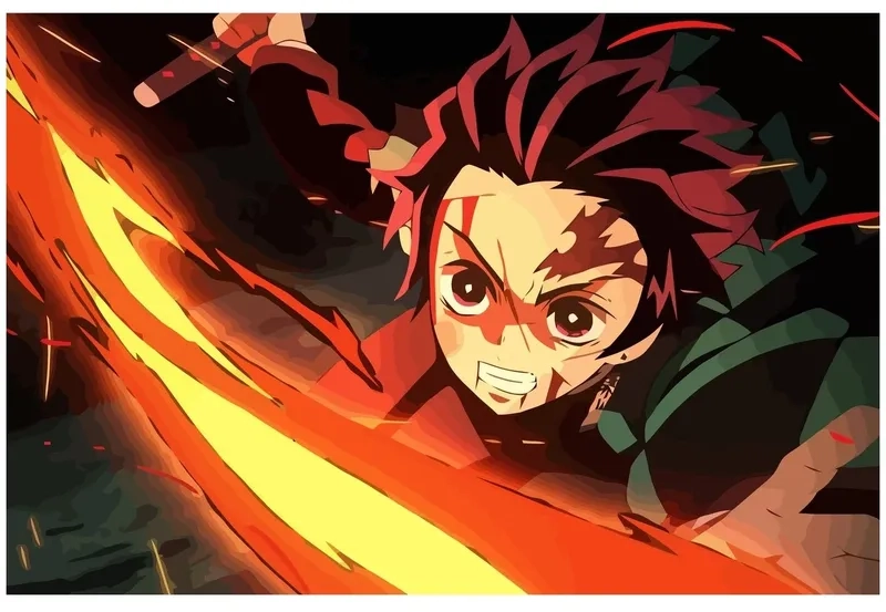 Tải ngay hình tanjiro chibi cute cực xinh