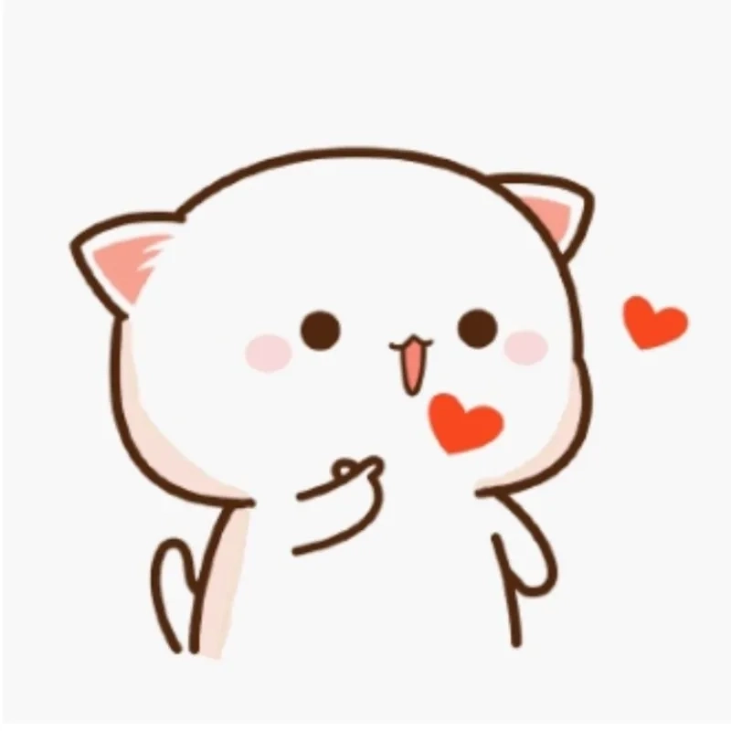 Cưng muốn xỉu với mèo thả tim meme siêu cấp đáng yêu