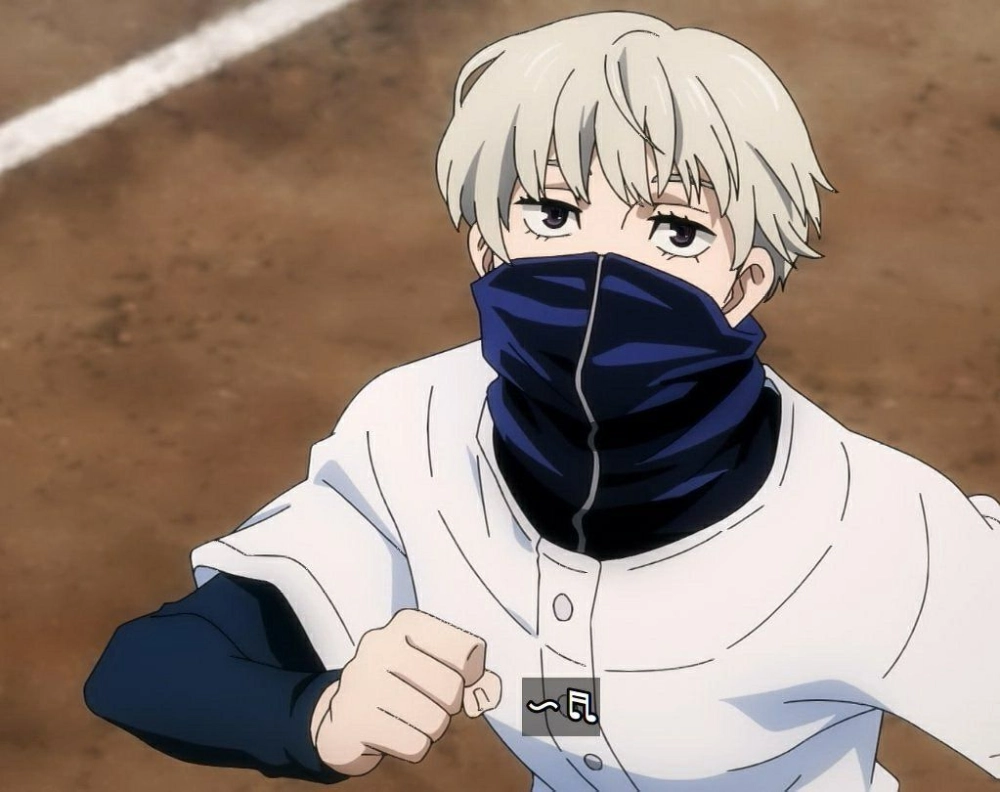 Toge Inumaki năm nhất với ánh nhìn cương nghị