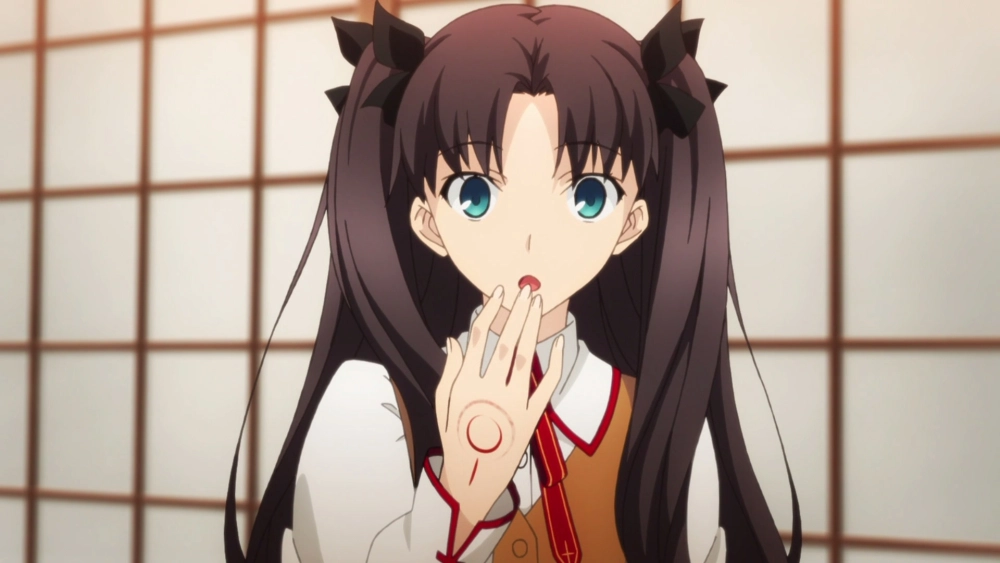 Rin Tohsaka 4K wallpaper sắc nét mê hoặc mọi ánh nhìn