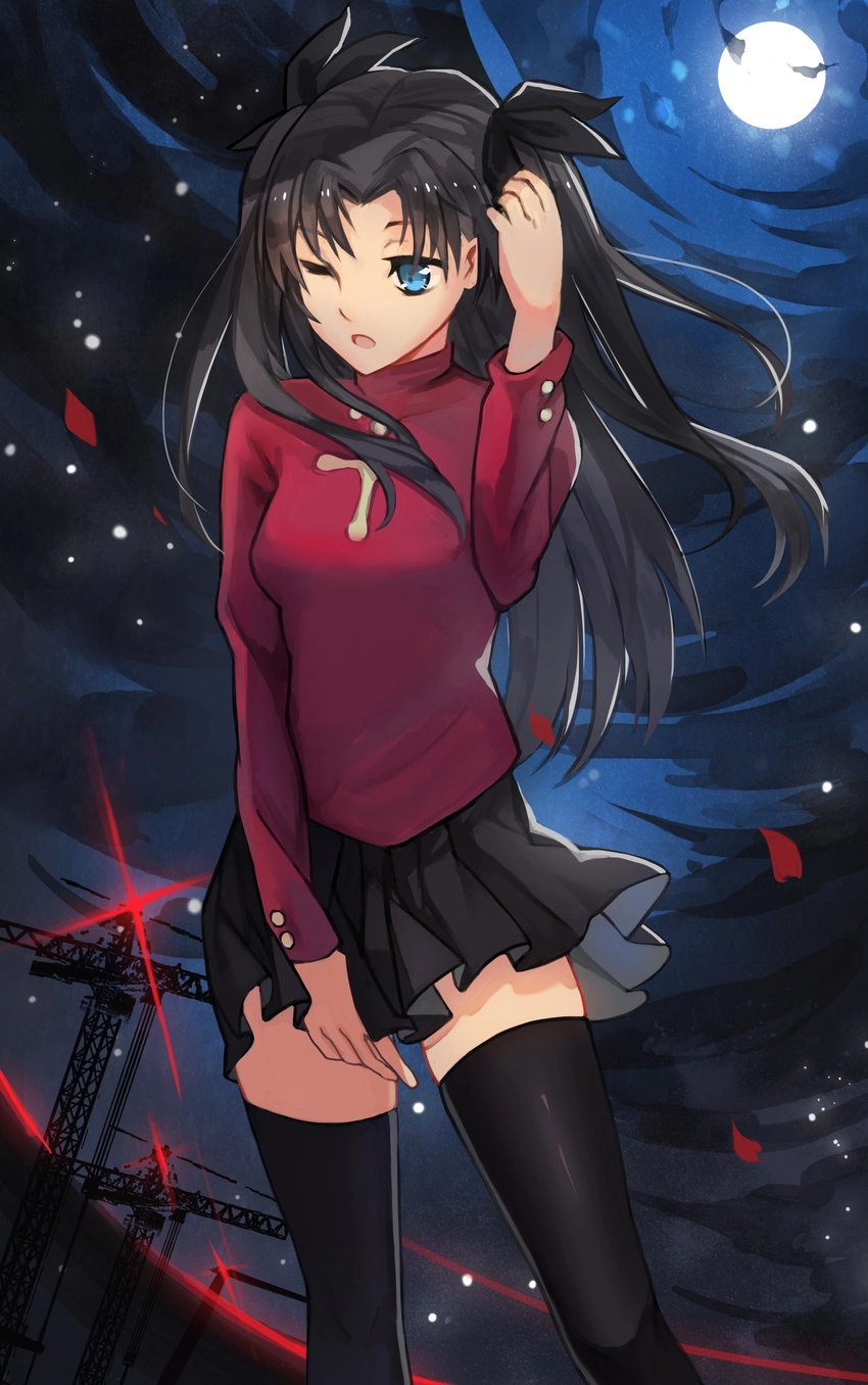 Rin Tohsaka art tranh vẽ đẹp mê hồn được chia sẻ rộng rãi