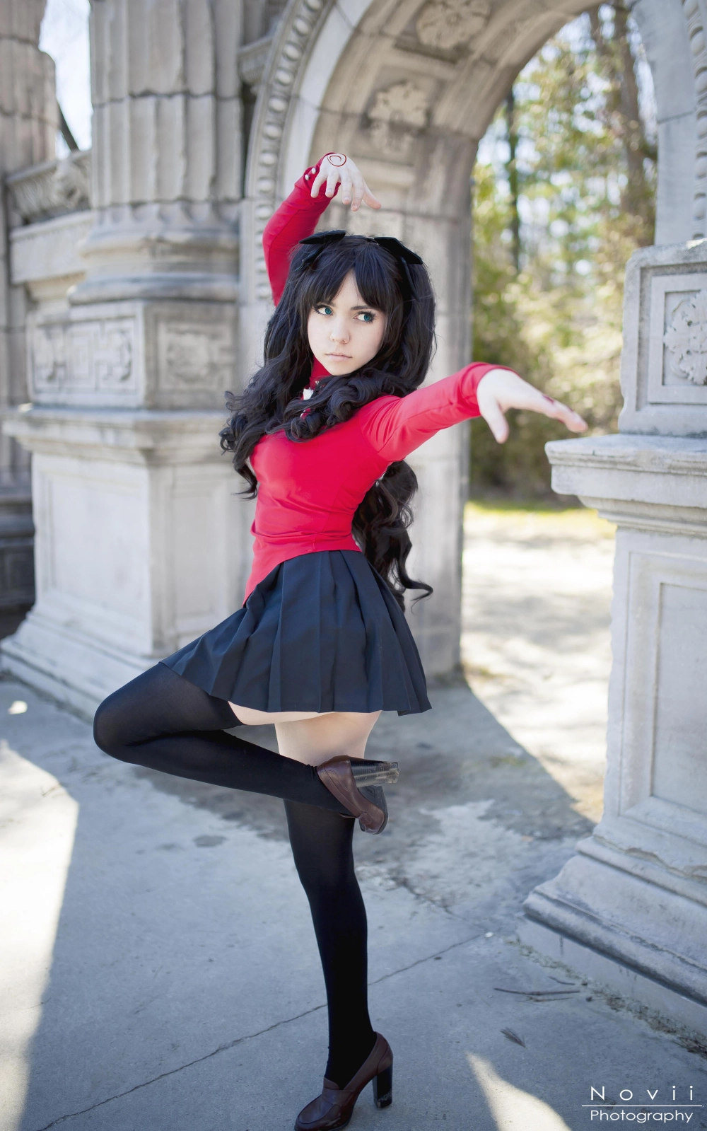 Cosplay Tohsaka ghi điểm bởi thần thái và biểu cảm đúng chuẩn