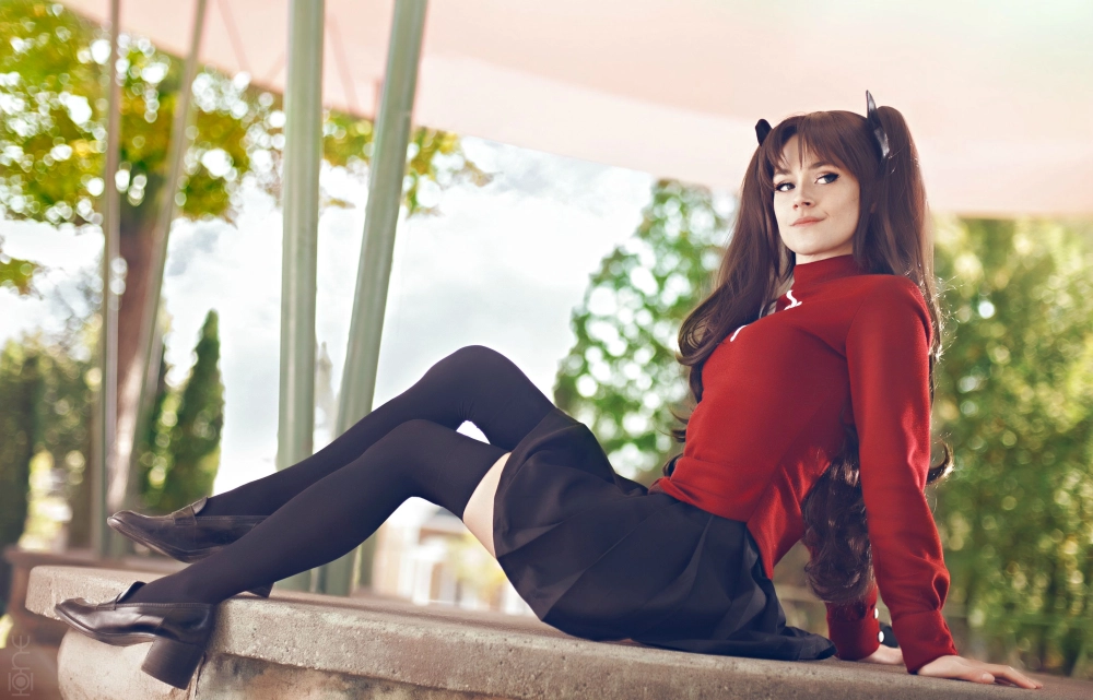 Fate Stay Night Rin Tohsaka cosplay chân thực và cuốn hút