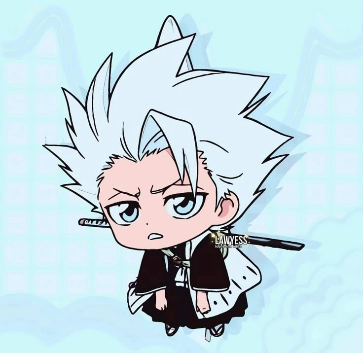 Toshiro chibi chiến binh băng giá phiên bản đáng yêu không ngờ