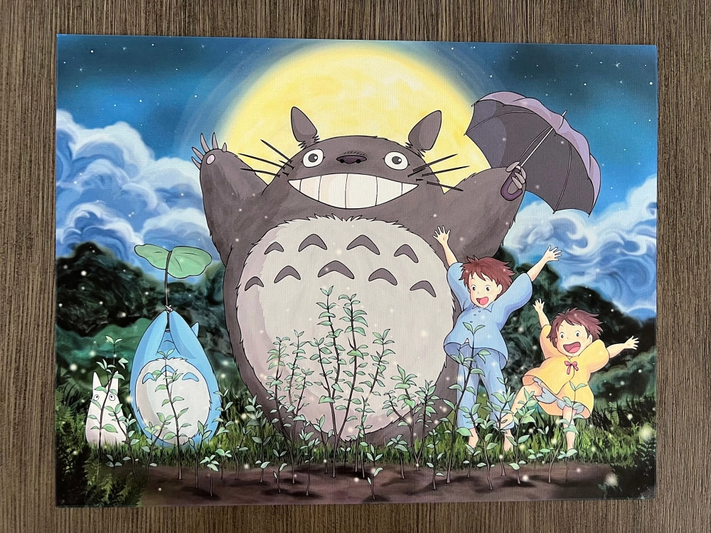 Nhân vật Totoro mang hình dáng tròn trịa dễ gần