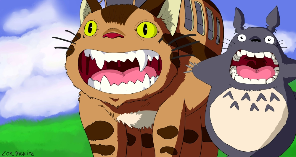 Totoro hình nền mang vẻ đáng yêu và thần bí