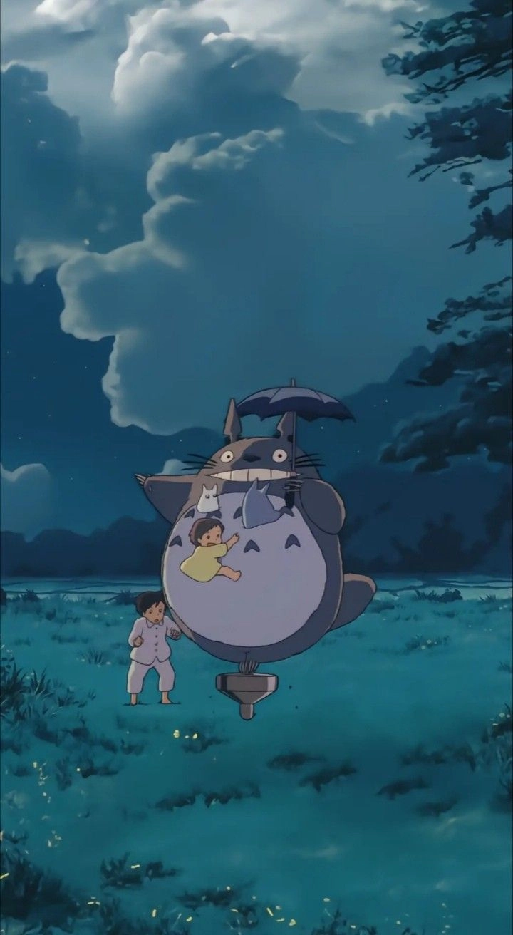 Hình nền Totoro cute khiến tim tan chảy vì dễ thương