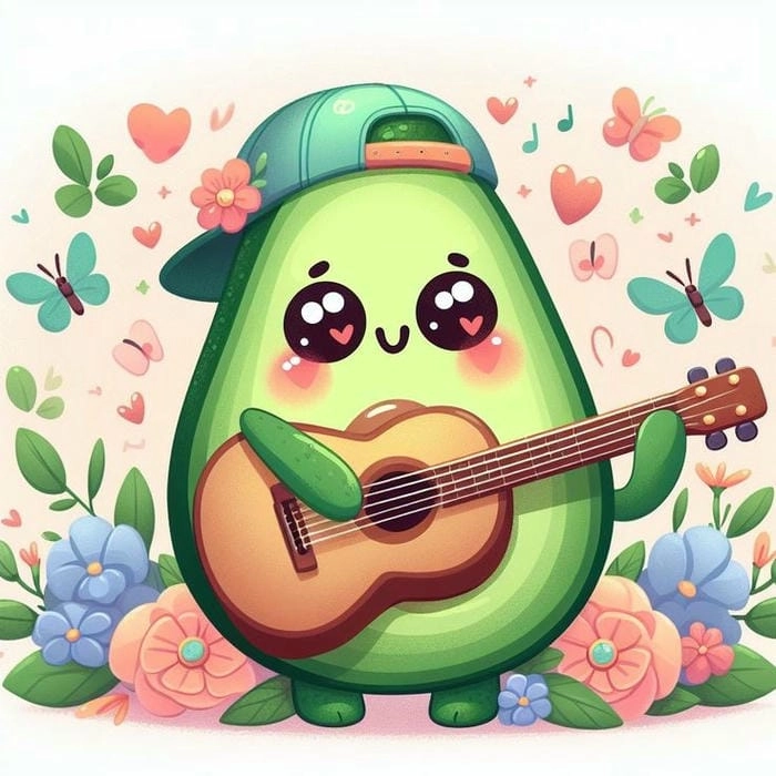 Thích thú với vẻ đẹp quả bơ cute đầy sức sống