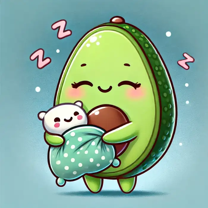 Lựa chọn hình quả bơ chibi để làm avatar cực dễ thương