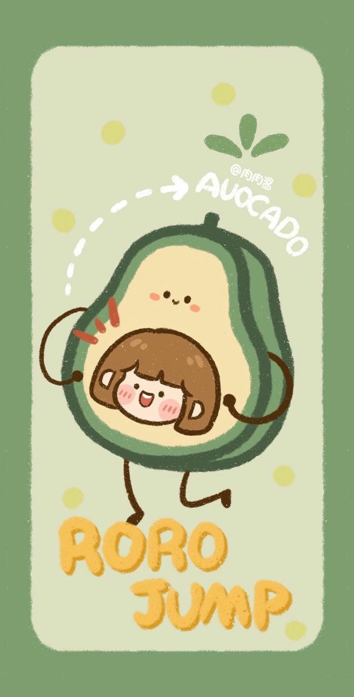 Tải ngay ảnh trái bơ chibi cho mọi thiết bị của bạn