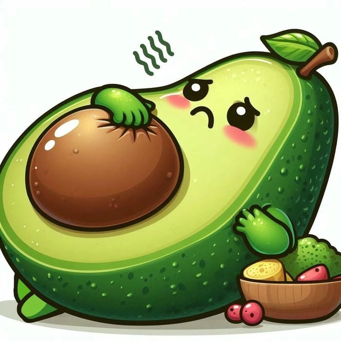 Bộ sưu tập chibi quả bơ đẹp mắt cho người yêu nghệ thuật