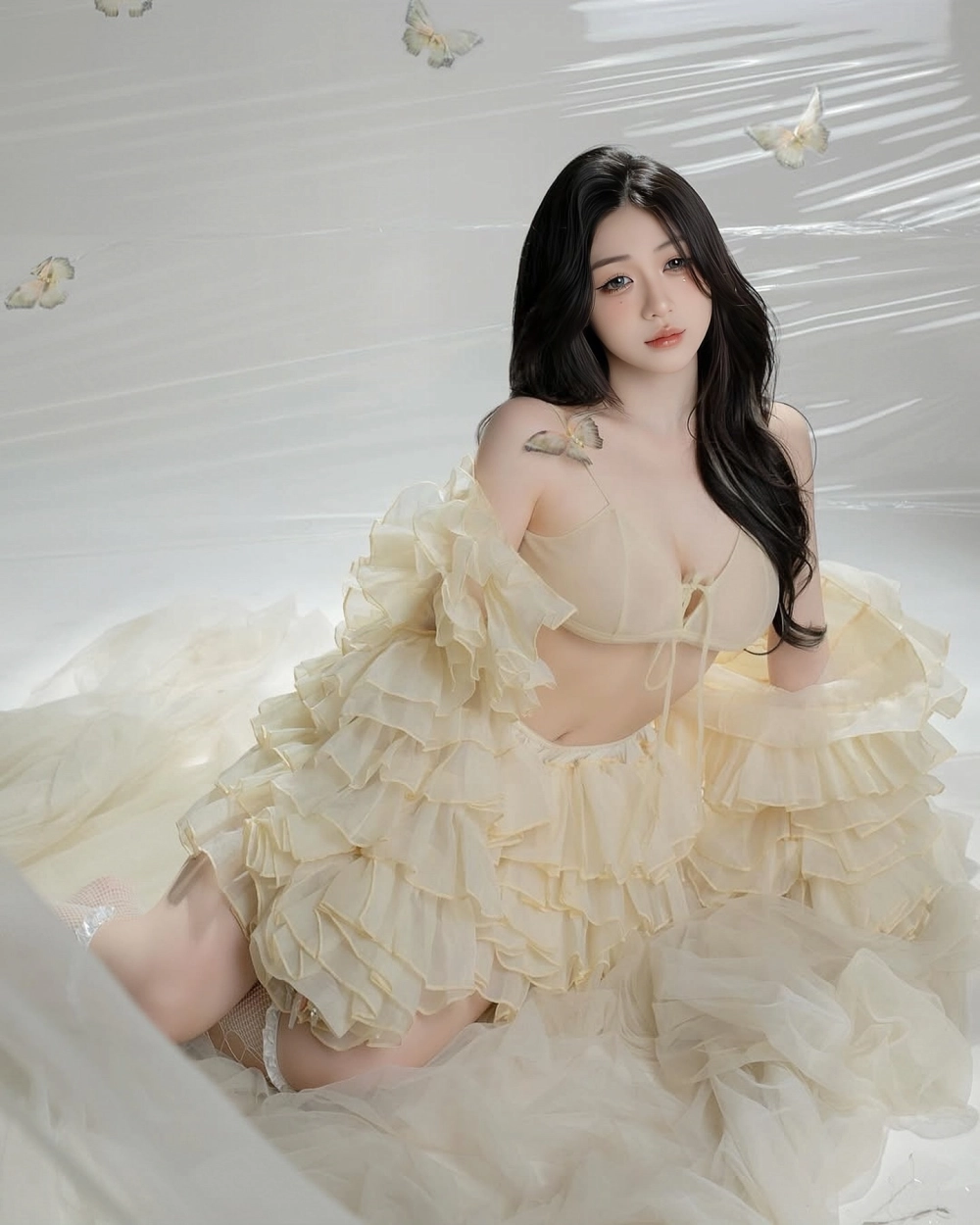 Tạo hình ấn tượng trong Trần Hà Linh phim mới