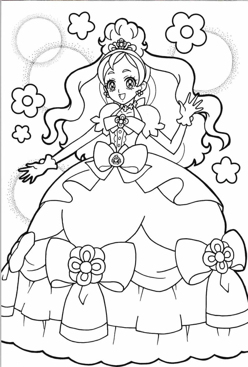 Khám phá tranh tô màu anime học sinh ấn tượng